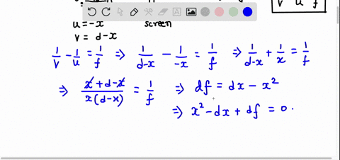 an-object-is-at-a-distance-d-to-the-left-of-a-flat-screen-a-converging-lens-with-focal-length-fd-4-6-15015