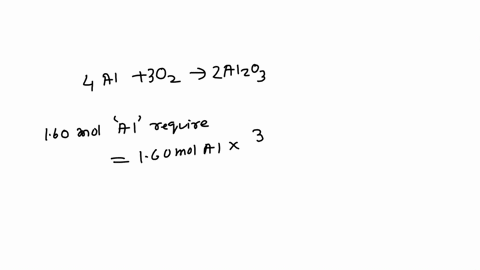 what-is-the-theoretical-yield-of-aluminum-oxide-if-160mol-of-aluminum-metal-is-exposed-to-150mol-of-oxygen-34261