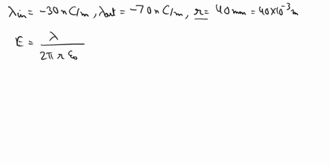 the-cross-section-of-a-long-coaxial-cable-is-shown-in-the-figure-with-radii-as-given-the-linear-charge-density-on-the-inner-conductor-is-30-ncmand-the-linear-charge-density-on-the-outer-cond-57445