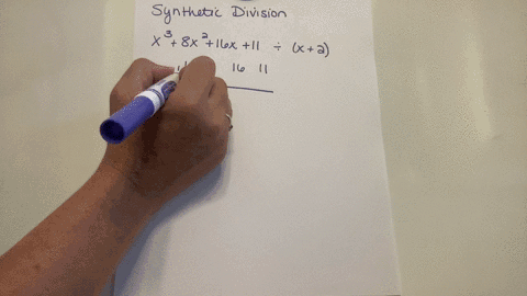 find-the-quotient-and-remainder-using-synthetic-division-for-x-3-8-x-2-16-x-11-x-2