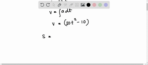 the-acceleration-of-a-point-is-a20t-ms2-when-t0-s40-m-and-v-10ms-what-is-the-velocity-of-the-point-at-t3-sec-34446