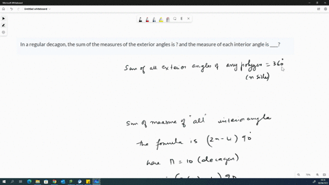 in-a-regular-decagon-the-sum-of-the-measures-of-the-exterior-angles-is-and-the-measure-of-each-interior-angle-is-____-04208