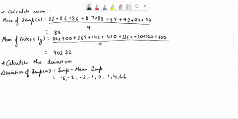 calculationshort-answer-5-pts-each-5-responses-needed-questions-4-has-two-parts-the-data-set-below-uses-the-mid-day-temperature-to-predict-the-number-of-beach-visitors-5-pts-each-temperature-85806