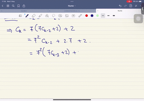 31. The sequence of numbers C1, C2, C3, …, Cn is defined by C1 = 4, C2 ...