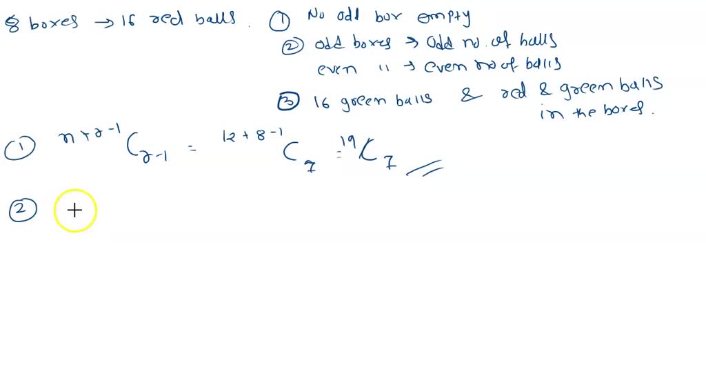SOLVED (a) In how many ways one can pack 16 identical balls into 4
