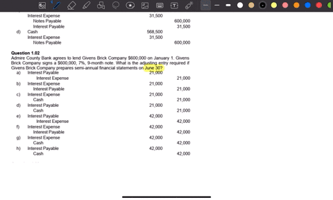 task-1-liabilities-question-101-admire-county-bank-agrees-to-lend-givens-brick-company-600000-on-january-1-givens-brick-company-signs-a-6000008-9-month-note-the-entry-made-by-givens-brick-company-on-j
