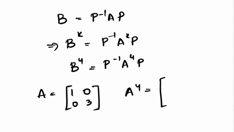 if-a-and-b-are-similar-then-there-exists-a-matrix-p-such-that-bk-p1akp-use-this-fact-to-find-b4-where-b-p1ap-for-the-matrices-a-1-0-0-3-b-1-2-4-5-p-2-1-1-1-p1-1-1-1-2-b4-86878