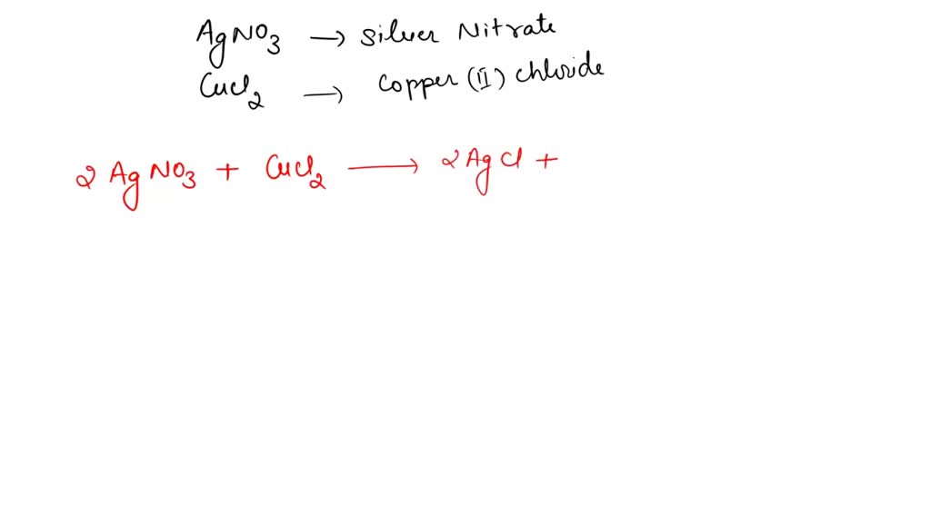 SOLVED The complete balanced equation for the reaction between