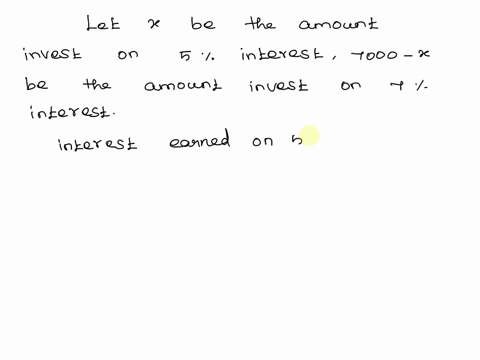 you-invested-7000-between-two-accounts-paying-5-and-7-annual-interest-respectively-if-the-total-interest-earned-for-the-year-was-410-how-much-was-invested-at-each-rate-02404