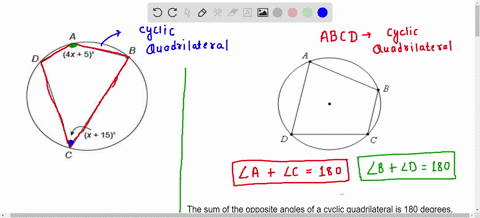 quadrilateral-abcd-is-inscribed-in-a-circle-what-is-the-measure-of-angle-a-4x-5-15-64576