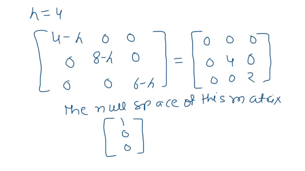 SOLVED: Q1) Find the Eigenvalues and Eigenvectors of the following ...