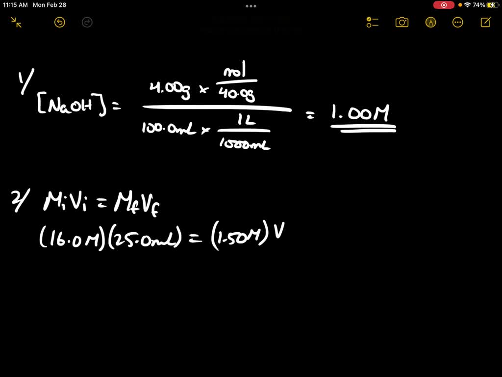 The density of naoh solution is g the molality of this 55 off