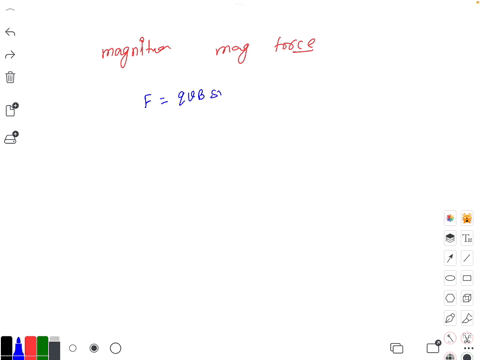 the-magnitude-of-the-magnetic-force-is-proportional-to-avelocity-of-the-charge-bmagnitude-of-the-charge-cmagnitude-or-strength-of-the-magnetic-field-dall-of-the-above