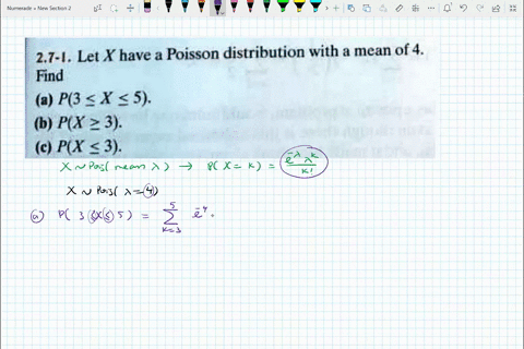 27-let-x-have-a-poisson-distribution-with-a-mean-of-4-find-2-p3-x-5-b-px-z-3-c-px-3-22177