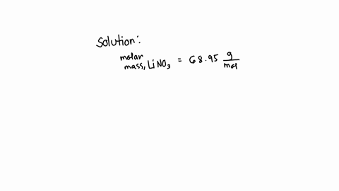 what-is-the-molarity-of-a-solution-if-500g-of-lino3-is-dissolved-in-275-l-of-solution-13919