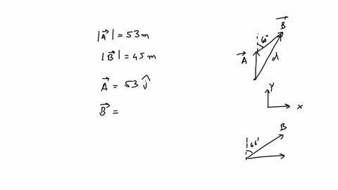 you-walk-53-m-to-the-north-then-turn-60-to-your-right-and-walk-another-45-m-determine-the-direction-of-your-displacement-vector-express-your-answer-as-an-angle-relative-to-east-a-50-n-of-e-b-49115