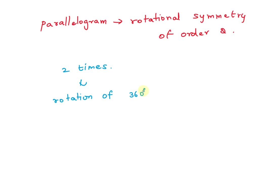 SOLVED: Which transformation will always map a parallelogram onto ...