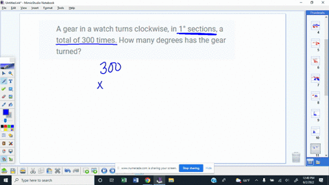 a-gear-in-a-watch-turns-clockwise-in-1-sections-a-total-of-300-times-how-many-degrees-has-the-gear-turned-14863