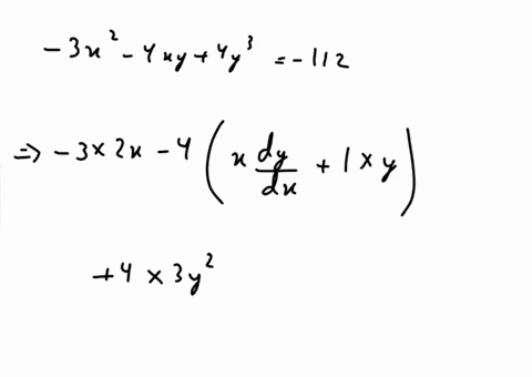 find-the-slope-of-the-tangent-line-to-the-curve-3-x2-4-x-y4-y3-112-at-the-point-4-2