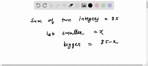 the-sum-of-two-integers-is-85-ten-less-than-three-times-the-smaller-of-the-integers-is-equal-to-twenty-more-than-twice-the-larger-integer-find-the-two-integers-your-answer-89763