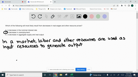 which-of-the-following-will-most-likely-result-from-decreases-in-real-wages-and-other-resource-prices-a-a-decrease-in-the-nominal-interest-rate-b-a-decrease-in-unemployment-c-a-decrease-in-a-51362