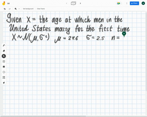 the-mean-age-at-which-men-in-the-united-states-marry-for-the-first-time-follows-the-normal-distribution-with-a-mean-of-246-years-the-standard-deviation-of-the-distribution-is-25-years-for-a-01607
