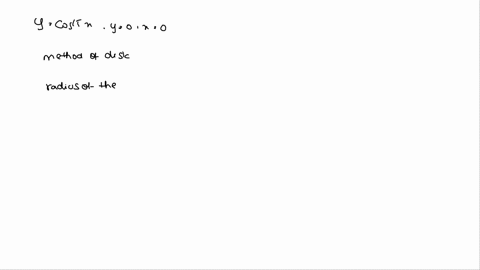 let-r-be-the-region-bounded-by-the-following-curves-find-the-volume-of-the-solid-generated-when-r-is-revolved-about-the-x-axis-recall-that-cos-2x-z1-cos-zx-ycos-15xy0x0-set-up-the-integral-t-13897