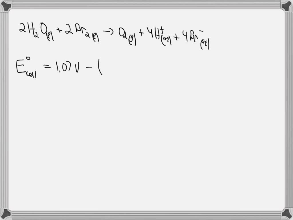 Solved: Using Standard Reduction Potentials From The Aleks Data Tab 