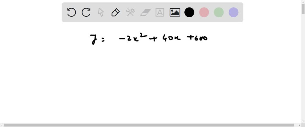 Solved: 'a Graph Of A Quadratic Function Is Shown Below. Graph Of Y 