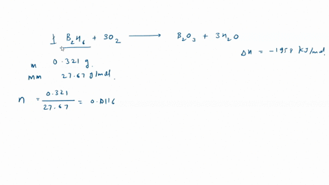 a-bomb-calorimeter-can-be-used-to-measure-the-enthalpy-of-reaction-for-combustions-such-as-the-combustion-of-diborane-represented-by-the-following-balanced-equation-b2h6g3o2g-b2o3s3h2og-hcom-99415