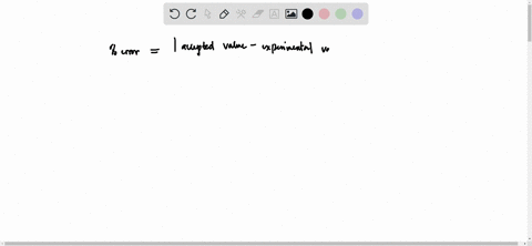 the-accepted-value-for-the-density-of-a-certain-metal-is-548-gcm-calculate-the-percent-error-in-a-laboratory-experiment-that-yields-value-of-52-gcm-express-this-result-in-the-proper-number-o-55737