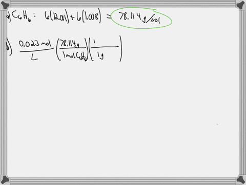 a-the-chemical-formula-of-benzene-is-c6h6-compute-the-molecular-weight-of-benzene-b-the-solubility-of-pure-benzene-in-water-is-0023-m-at-15-oc-what-is-the-solubility-in-mgl-c-the-epa-drinkin-04001