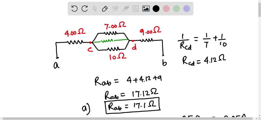 SOLVED: Consider the combination of resistors shown in Figure P28.13 ...