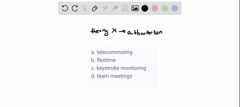 which-practice-is-an-example-of-theory-x-management-a-telecommuting-b-flextime-c-keystroke-monitorin-35832