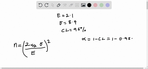 you-need-to-compute-the-a-95-confidence-interval-for-the-population-mean-how-large-a-sample-should-you-draw-to-ensure-that-the-sample-mean-does-not-deviate-from-the-population-mean-by-more-t-78997