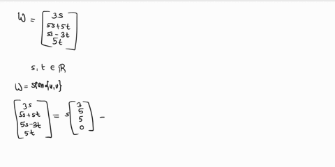 4-5-points-let-w-be-the-set-of-all-vectors-of-the-form-that-is-given-below-show-that-w-is-subspace-of-r-by-finding-vectors-u-and-v-such-that-w-spanuv-38-58-st-w-58-_-3t-5t-66105
