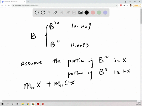 the-element-boron-has-two-stable-isotopes-boron-10-100129-u-and-boron-11-110093-u-the-periodic-table-reports-a-mass-for-boron-as-10811-what-is-the-natural-abundance-of-each-boron-isotope