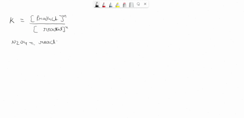 determine-the-equilibrium-constant-for-the-system-n2o4-2no2-at-25c-the-concentrations-are-shown-here-n2o4-232-x-102-m-no2-141-x-102-m-a-0608-b-165-c-0369-d-857-x-10-3-e-117-x-102-03874