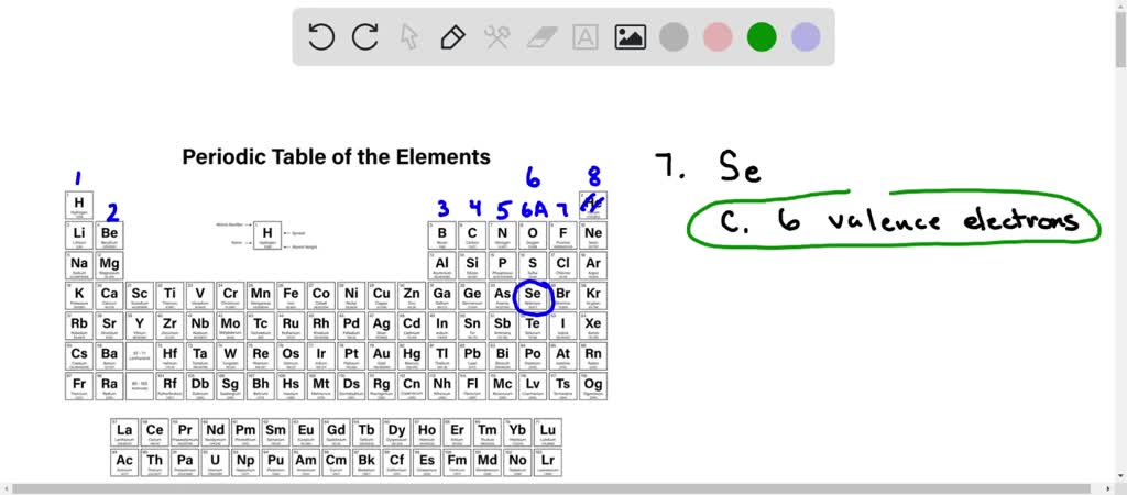 SOLVED: How many valence electrons does selenium have? a) 3 How many ...