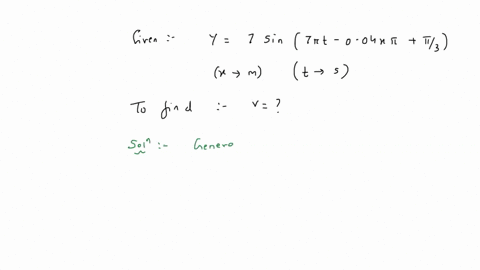 a-wave-is-represented-by-the-equation-y7sin7t004x3-x-is-in-metres-and-t-is-in-seconds-the-speed-of-the-wave-is