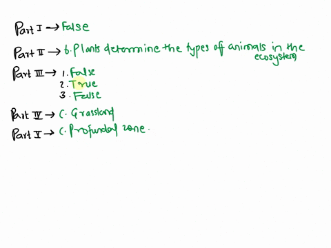 6-part-1-true-or-false-cottage-sewage-is-fertilizer-for-the-lake-____-6-part-2-choose-a-true-statement-regarding-ecosystems-a-animals-determine-the-types-of-plants-in-the-ecosystem-b-plants-55133