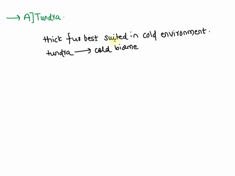 which-biome-is-an-animal-with-thick-fur-best-suited-for-a-tundra-b-rain-forest-c-grassland-d-desert-e-aquatic-98015