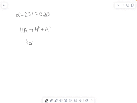 calculate-the-ionization-constant-for-a-weak-acid-ha-that-is-23-ionized-in-0080-mathrmm-solution-a-82-times-10-4-b-22-times-10-2-c-47-times-10-3-d-43-times-10-5-e-39-times-10-5
