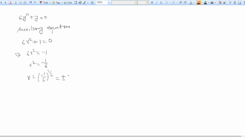 find-the-general-solution-of-the-given-second-order-differential-equation-6y-y-0-yx-c1-14866