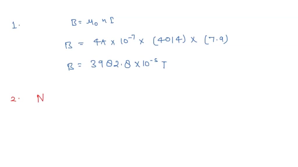 SOLVED: Question 1 pts Question long solenoid with radius R 7 cm and n ...