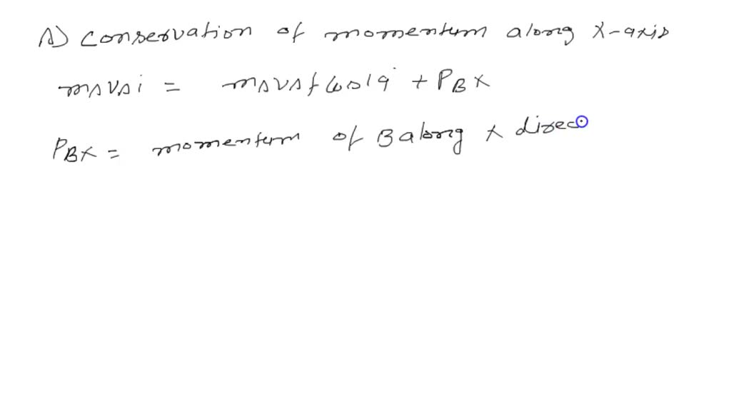 SOLVED: What Was The Y Component Of Puck B's Momentum After The ...