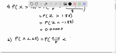 48-exam-grades-scores-on-a-statistics-final-in-a-large-class-were-normally-distributed-with-a-mean-of-75-and-a-standard-deviation-of-what-proportion-of-the-scores-were-above-902-what-proport-30738