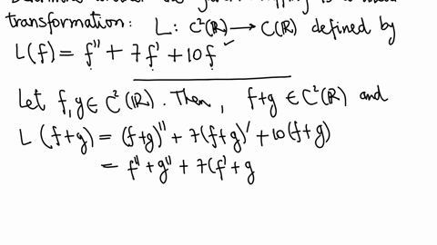determine-whether-the-given-mapping-is-a-linear-transformation-l-c2-infty-infty-rightarrow-c-infty-infty-defined-by-lffprime-prime7-fprime10-f
