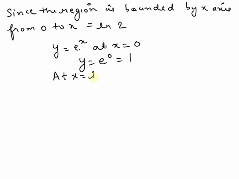 find-the-volume-generated-by-rotating-the-region-in-the-first-quadrant-bounded-by-y-e-and-the-x-axis-from-0-to-x-1n2-about-the-y-axis_-express-your-answer-in-exact-form-volume-97965