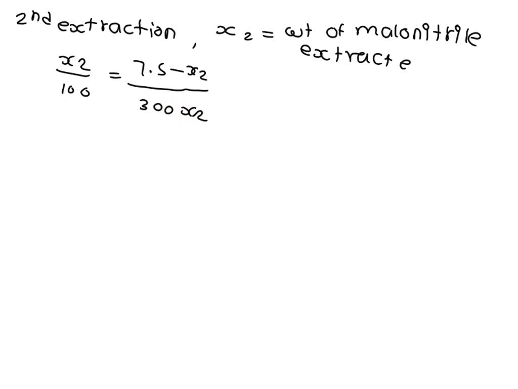 SOLVED During an extraction, a solute (S) will partition itself